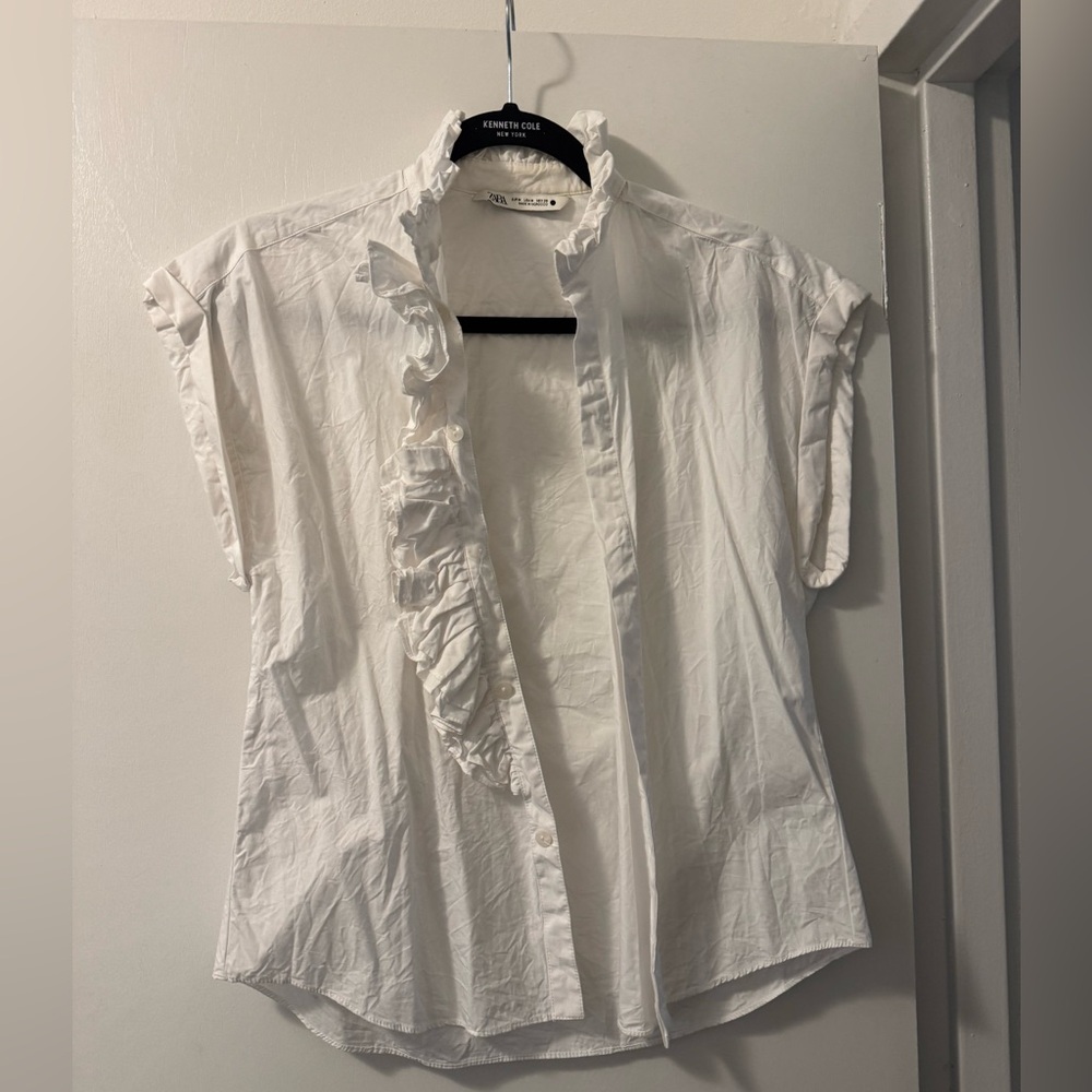 Zara white button down - Picture 2 of 4